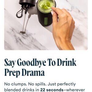 One cream & one Navy colored - Portable Blender by Visp